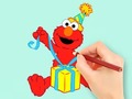                                                                       Coloring Book: Elmo Gift ﻞﯿﮭﮐ