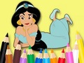                                                                       Coloring Book: Princess Jasmine ﻞﯿﮭﮐ