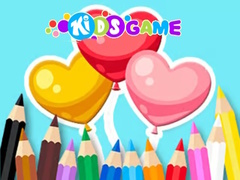                                                                       Coloring Book: Heart Balloons ﻞﯿﮭﮐ