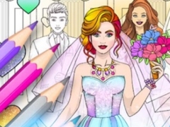                                                                       Wedding Coloring Dress Up Game ﻞﯿﮭﮐ