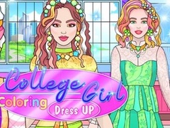                                                                       College Girl Coloring Dress Up ﻞﯿﮭﮐ