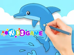                                                                      Coloring Book: Cute Dolphin ﻞﯿﮭﮐ