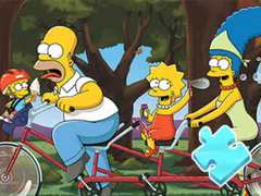                                                                       Jigsaw Puzzle: Simpson Family Riding ﻞﯿﮭﮐ
