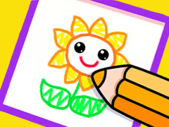                                                                       Toddler Drawing: Beautiful Flower ﻞﯿﮭﮐ