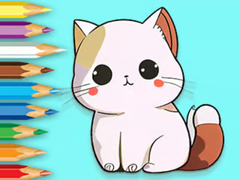                                                                      Coloring Book: Cute Kitten ﻞﯿﮭﮐ
