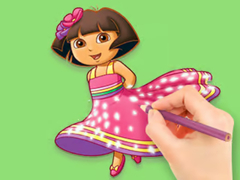                                                                       Coloring Book: Dora Prepare Party ﻞﯿﮭﮐ