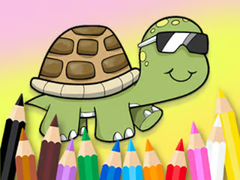                                                                       Coloring Book: Sunglasses Turtle ﻞﯿﮭﮐ