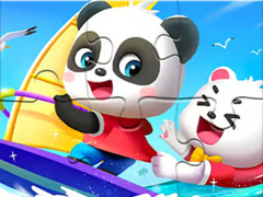                                                                       Jigsaw Puzzle: Baby Panda Sailing ﻞﯿﮭﮐ