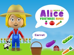                                                                       World of Alice Vegetables Names ﻞﯿﮭﮐ