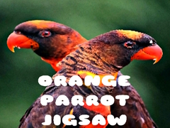                                                                       Orange Parrot Jigsaw ﻞﯿﮭﮐ