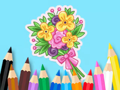                                                                       Coloring Book: Love Bouquet ﻞﯿﮭﮐ