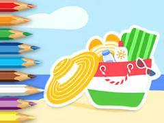                                                                       Coloring Book: Summer Beach Gear ﻞﯿﮭﮐ