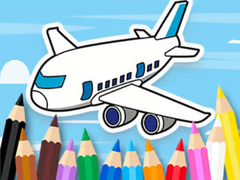                                                                       Coloring Book: Flying Airplane ﻞﯿﮭﮐ