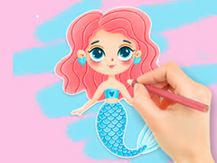                                                                       Coloring Book: Enjoying Mermaid ﻞﯿﮭﮐ