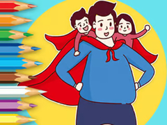                                                                       Coloring Book: Father's Day ﻞﯿﮭﮐ