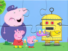                                                                       Jigsaw Puzzle: Peppa Robot ﻞﯿﮭﮐ