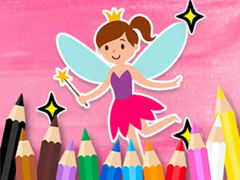                                                                       Coloring Book: Little Pretty Fairy ﻞﯿﮭﮐ