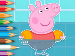                                                                       Coloring Book: Peppa Swimming ﻞﯿﮭﮐ