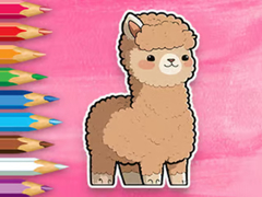                                                                       Coloring Book: Cute Alpaca ﻞﯿﮭﮐ