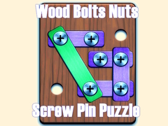                                                                       Wood Bolts Nuts Screw Pin Puzzle ﻞﯿﮭﮐ