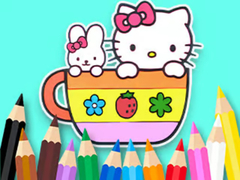                                                                       Coloring Book: Kitty Cup ﻞﯿﮭﮐ