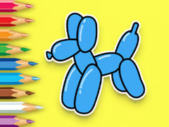                                                                       Coloring Book: Balloon Puppy ﻞﯿﮭﮐ