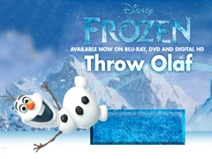                                                                       Frozen: Throw Olaf ﻞﯿﮭﮐ