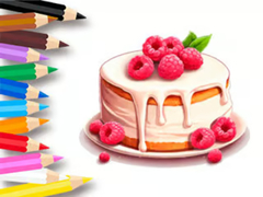                                                                       Coloring Book: Berry Cake ﻞﯿﮭﮐ