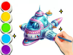                                                                       Coloring Book: Space Travel ﻞﯿﮭﮐ