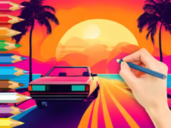                                                                       Coloring Book: Sunset Driving ﻞﯿﮭﮐ