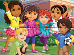                                                                       Jigsaw Puzzle: Dora Into City ﻞﯿﮭﮐ