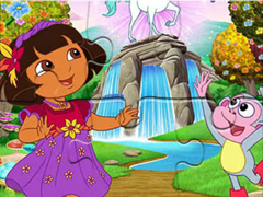                                                                       Jigsaw Puzzle: Dora Wonderland ﻞﯿﮭﮐ