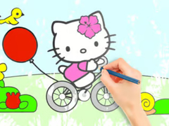                                                                       Coloring Book: Hello Kitty Cycling ﻞﯿﮭﮐ