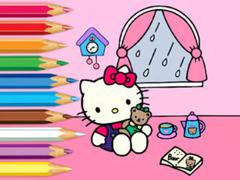                                                                       Coloring Book: Hello Kitty Rainy Day ﻞﯿﮭﮐ