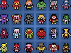                                                                       Pictures By Numbers Superheroes ﻞﯿﮭﮐ