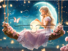                                                                       Jigsaw Puzzle: Moon Fairy ﻞﯿﮭﮐ