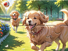                                                                       Jigsaw Puzzle: Puppy Fun ﻞﯿﮭﮐ