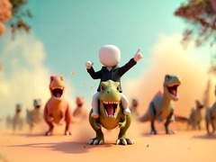                                                                       Stickman: Dinosaur arena ﻞﯿﮭﮐ