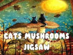                                                                       Cats Mushrooms Jigsaw ﻞﯿﮭﮐ
