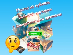                                                                       Jigsaw Cube Puzzles Collect Pictures with Cute Puppies ﻞﯿﮭﮐ