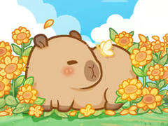                                                                       Jigsaw Puzzle: Capybara In Sunflowers ﻞﯿﮭﮐ