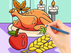                                                                       Coloring Book: Thanksgiving Turkey Meal ﻞﯿﮭﮐ
