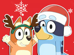                                                                       Jigsaw Puzzle: Bluey Christmas Gift ﻞﯿﮭﮐ