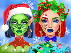                                                                       Ellie Christmas Makeup ﻞﯿﮭﮐ