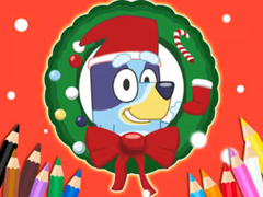                                                                      Coloring Book: Bluey Santa Claus ﻞﯿﮭﮐ