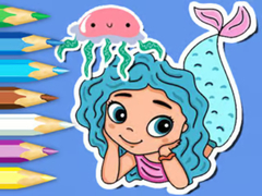                                                                       Coloring Book: Jellyfish Mermaid ﻞﯿﮭﮐ