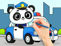                                                                       Coloring Book: Police Panda ﻞﯿﮭﮐ