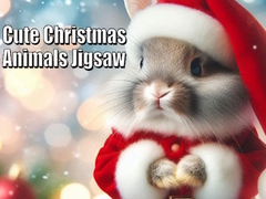                                                                       Cute Christmas Animals Jigsaw ﻞﯿﮭﮐ