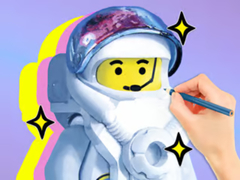                                                                       Coloring Book: LEGO Astronaut ﻞﯿﮭﮐ