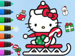                                                                       Coloring Book: Hello Kitty Christmas ﻞﯿﮭﮐ